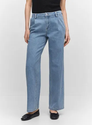 High Waist Straight Jeans