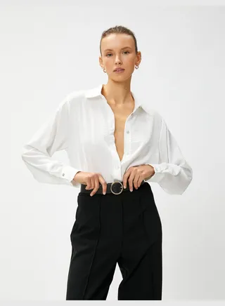 Long Sleeve Shirt Button