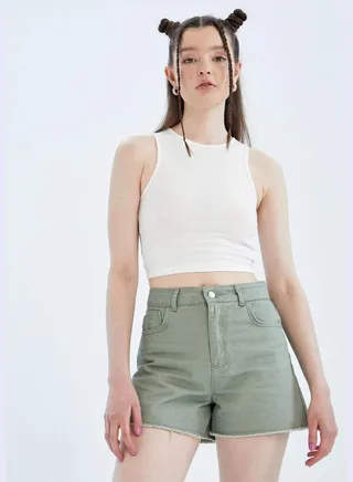 Slim Fit Five Pocket Short