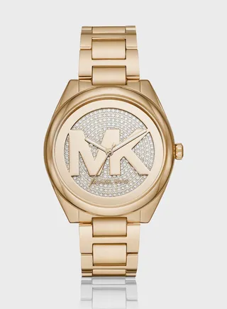 Steel Strap Analog Watch