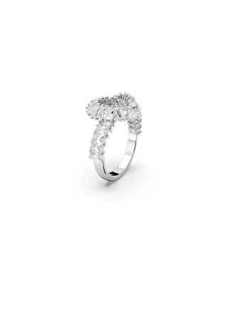Matrix Rhodium Plated Ring