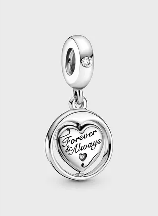 Spinning Forever & Always Soulmate Dangle Charm