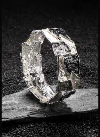 Silver Plated Designer Party Wear Bracelet For Women