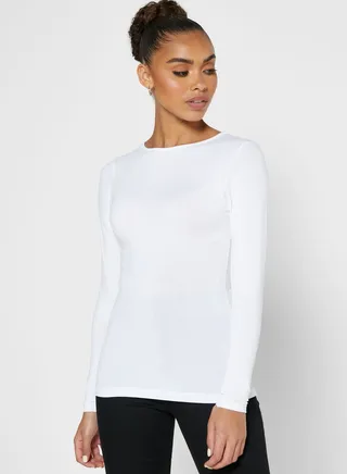 Closed Neck Long Sleeve Top
