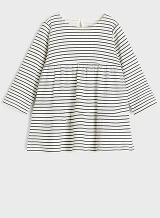 Kids Stripe Jersey Midi Dress