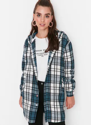 Checked Button Down Shirt