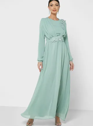 Embroidered Detail Dress