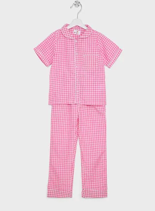 Girls Printed Long Sleeve Pyjama Set
