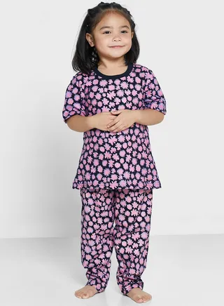 Shadow Flower Aop Pj Set