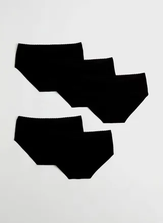5 Pack High Leg Brief