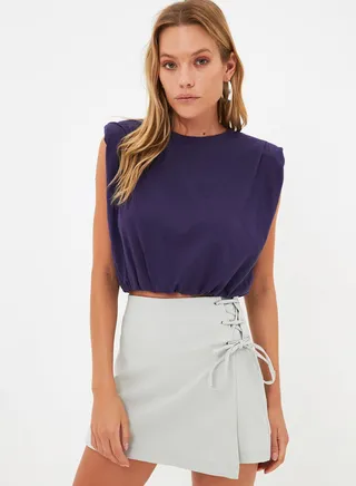 High Waist Mini Shorts