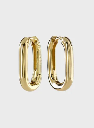 Chain Link Cuff Earrings