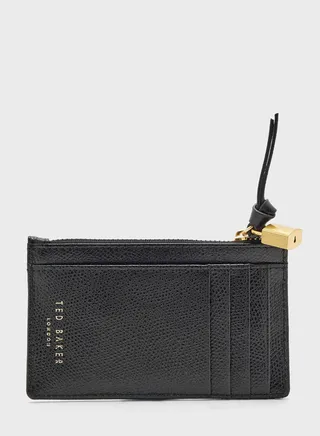 Bromton Padlock Leather Card Holder