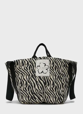 Cayzeba Zebra Print Tote