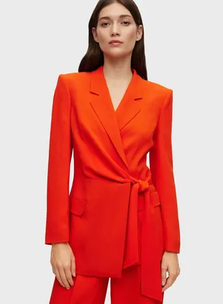 Tie Detail Blazer