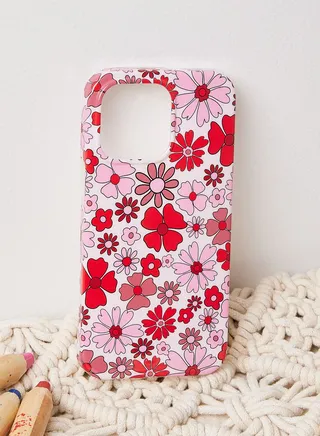 Retro Flowers Iphone 13 Pro Case