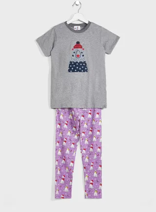 Tights And Tee Pj Set