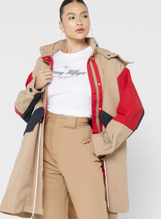 Colorblock Hooded Jacket