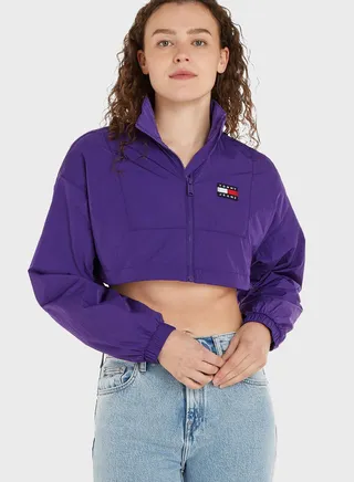 Zip Through Crop Jacket