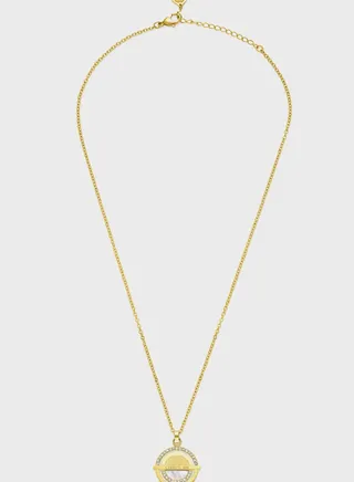 Single Chain Detail Necklace