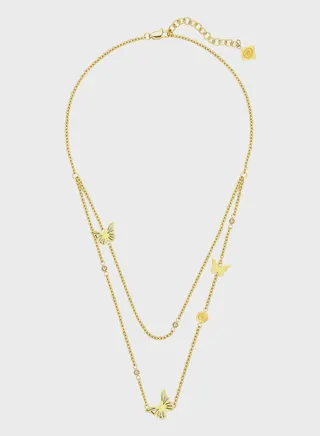 Chain Detail Layered Necklace