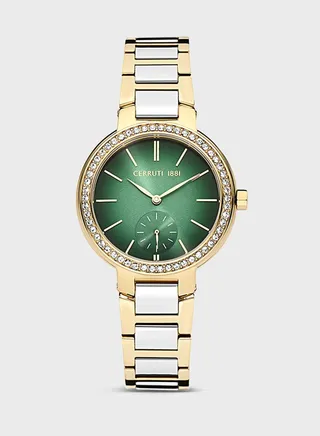 Steel Strap Analog Watch