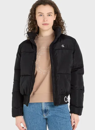 Logo Puffer Jacket