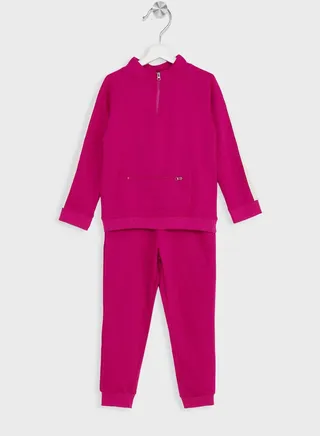 Sweatshirt & Jogger Set For Girls