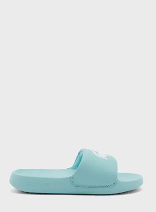 Croco One Strap Slides
