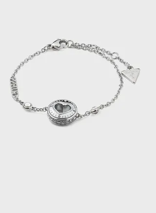 Rolling Heart Chain Bracelet