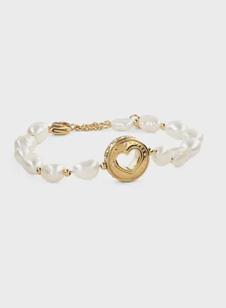 Pearl Heart Bracelet