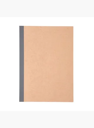 6 mm Horizontal Ruled Line Notebook, 30 Sheets, B5, Beige