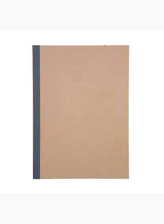7 mm Horizontal Ruled Line Notebook, 30 Sheets, A4, Beige