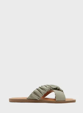 Scrunchee Strappy Slip Ons