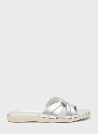 Cross Strap Flat Sandal