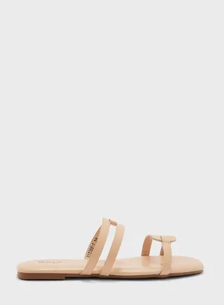 Double Strap Flat Sandals