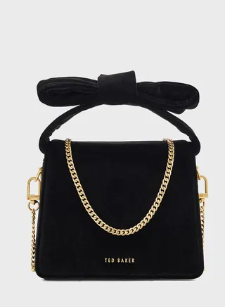 Mini Bow Flap Over Crossbody Bag