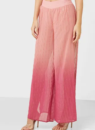 Ombre Flared Bottom Trouser