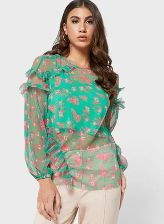 Mesh Detail Top