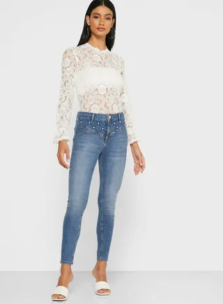 High Waist Skinny Jeans