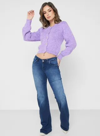 High Waist Flared Jeans