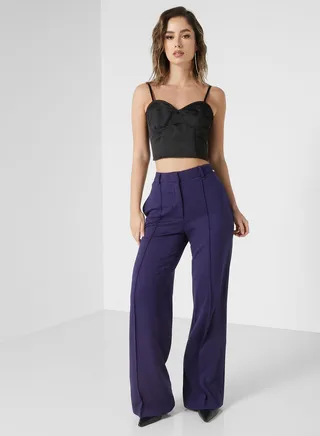 High Waist Flared Pants