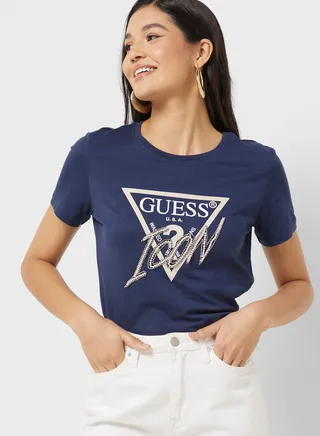 Graphic Crew Neck T-Shirt