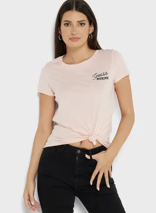 Round Neck Logo T-Shirt