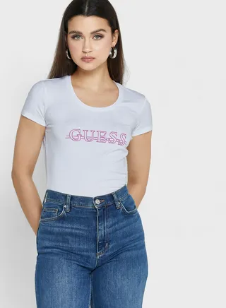 Crew Neck Graphic T-Shirt