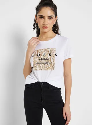 Graphic Round Neck T-Shirt