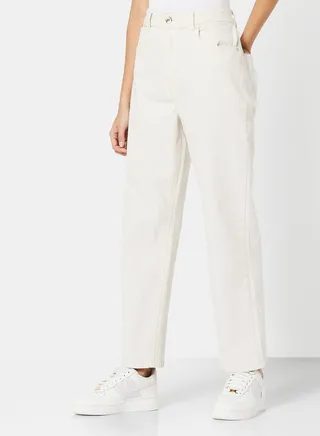 Ankle Grazer Straight Jeans