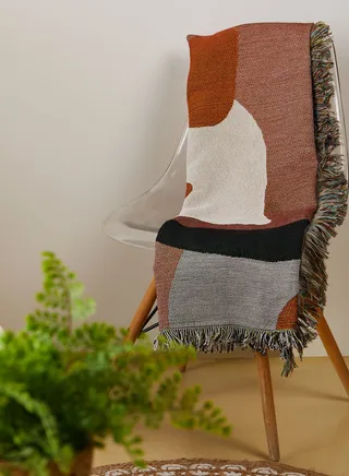 Abstract Female Printed Blanket