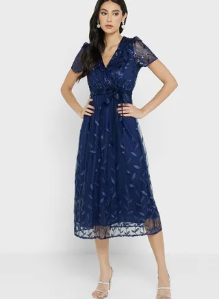 Embroidered Detail Dress