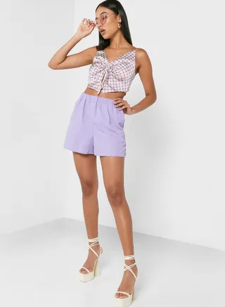 High Waist Mini Shorts